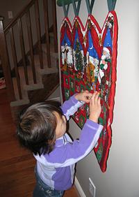 Advent, snowmen and a new cousin for Rebecca